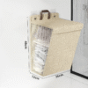 Foldable Household Dirty Clothes Laundry Basket