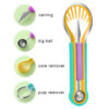 3-in-1 Fruit Digger Fruit Carving Knife Set
