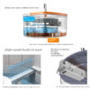 Hands-Free Rotating Flat Mop Set